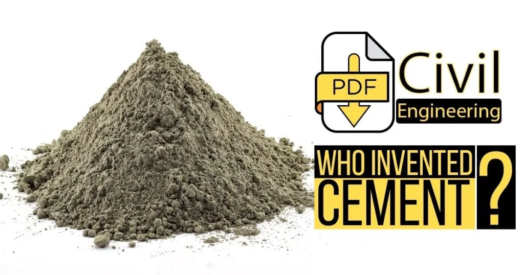 Who invented cement?