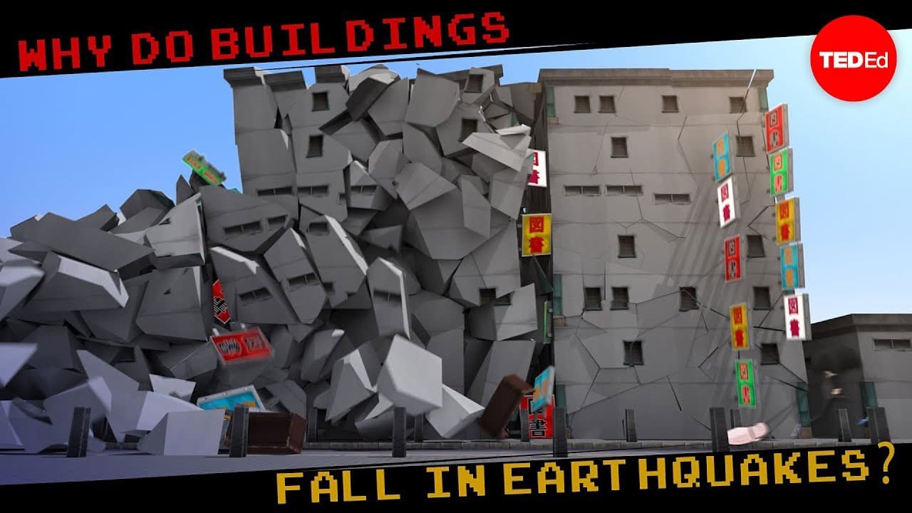 Why do buildings fall in earthquakes?