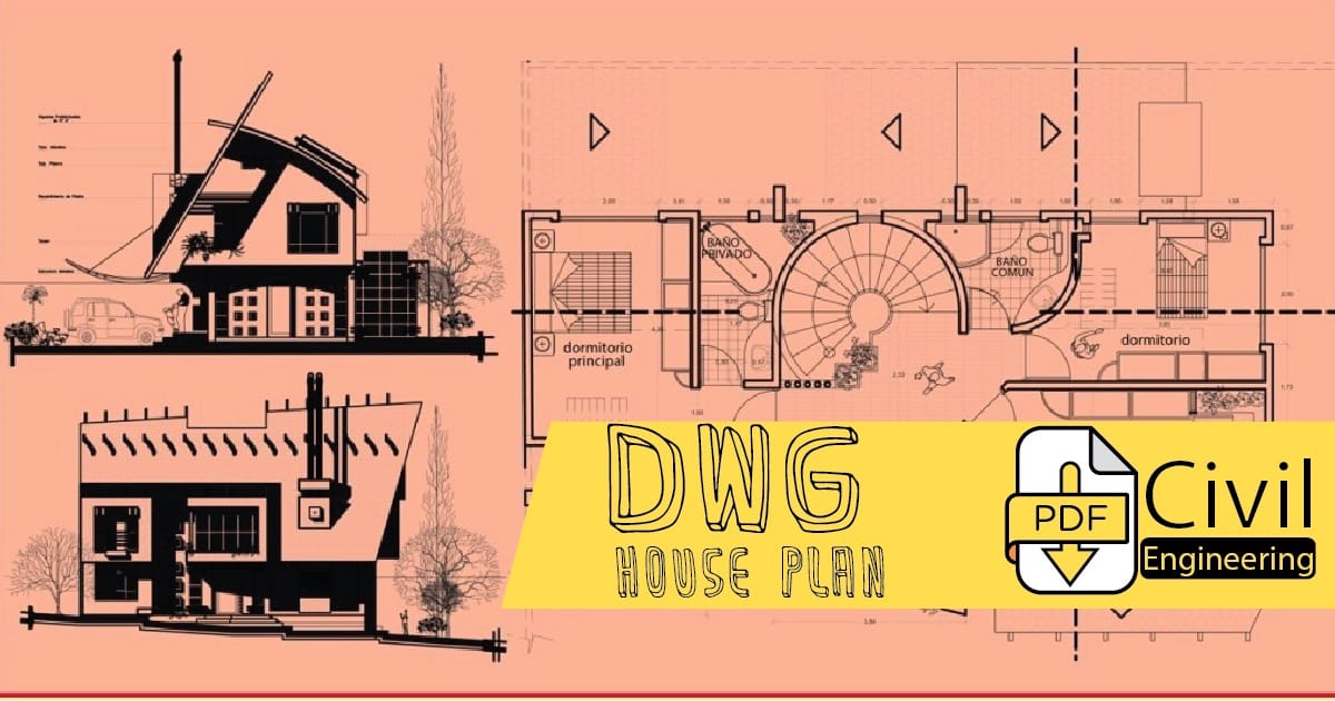 DWG house plan