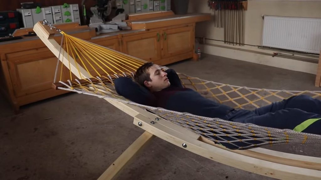 How to Build a Hammock stand - Woodworking.