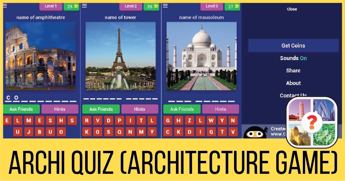 Archi Quiz (Architecture Game)