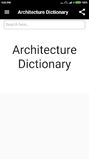 Architecture Dictionary