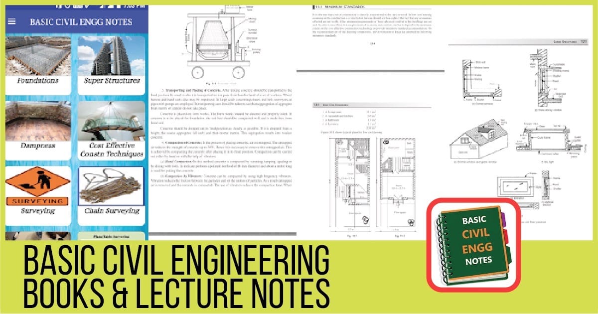 Basic Civil Engineering Books & Lecture Notes