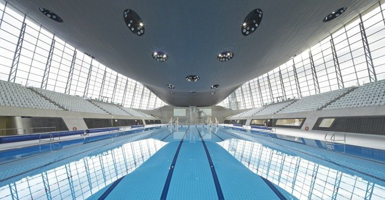 futuristic architecture olympic pool london zaha hadid