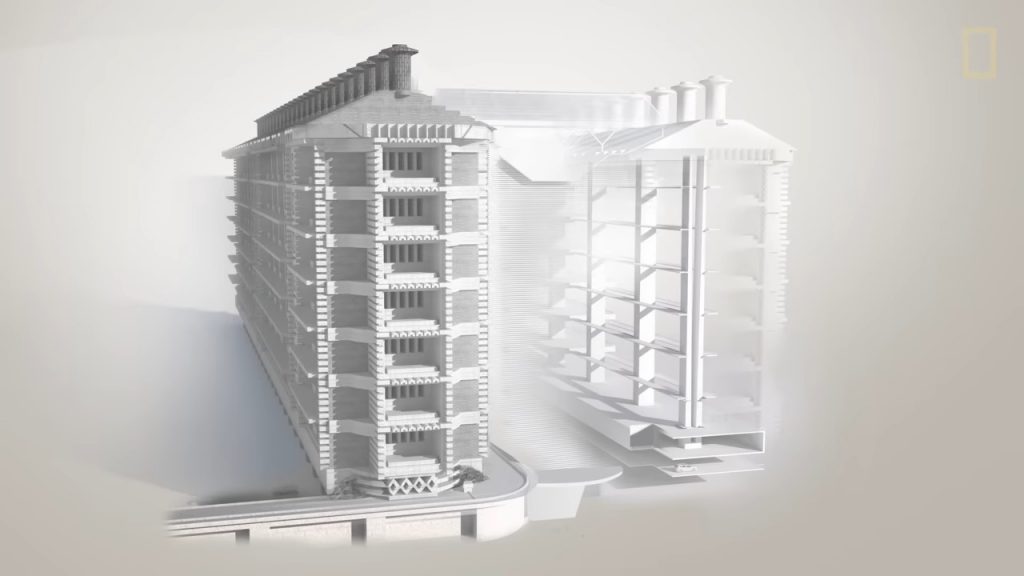 The structure of the Eastgate Centre